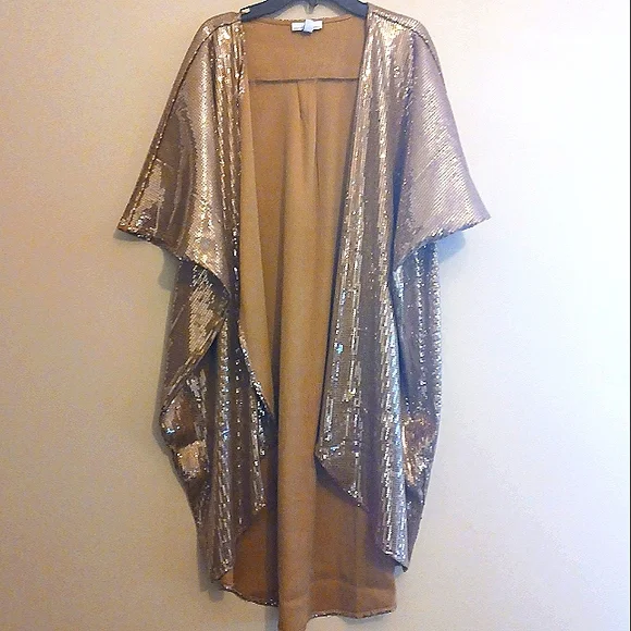 Shavonne Dorsey Gold Sequin  Leisure Suit - Picture 3 of 11